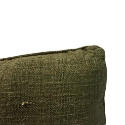 Cojín Martini 66X36 Verde Con Cordón En Los Lados