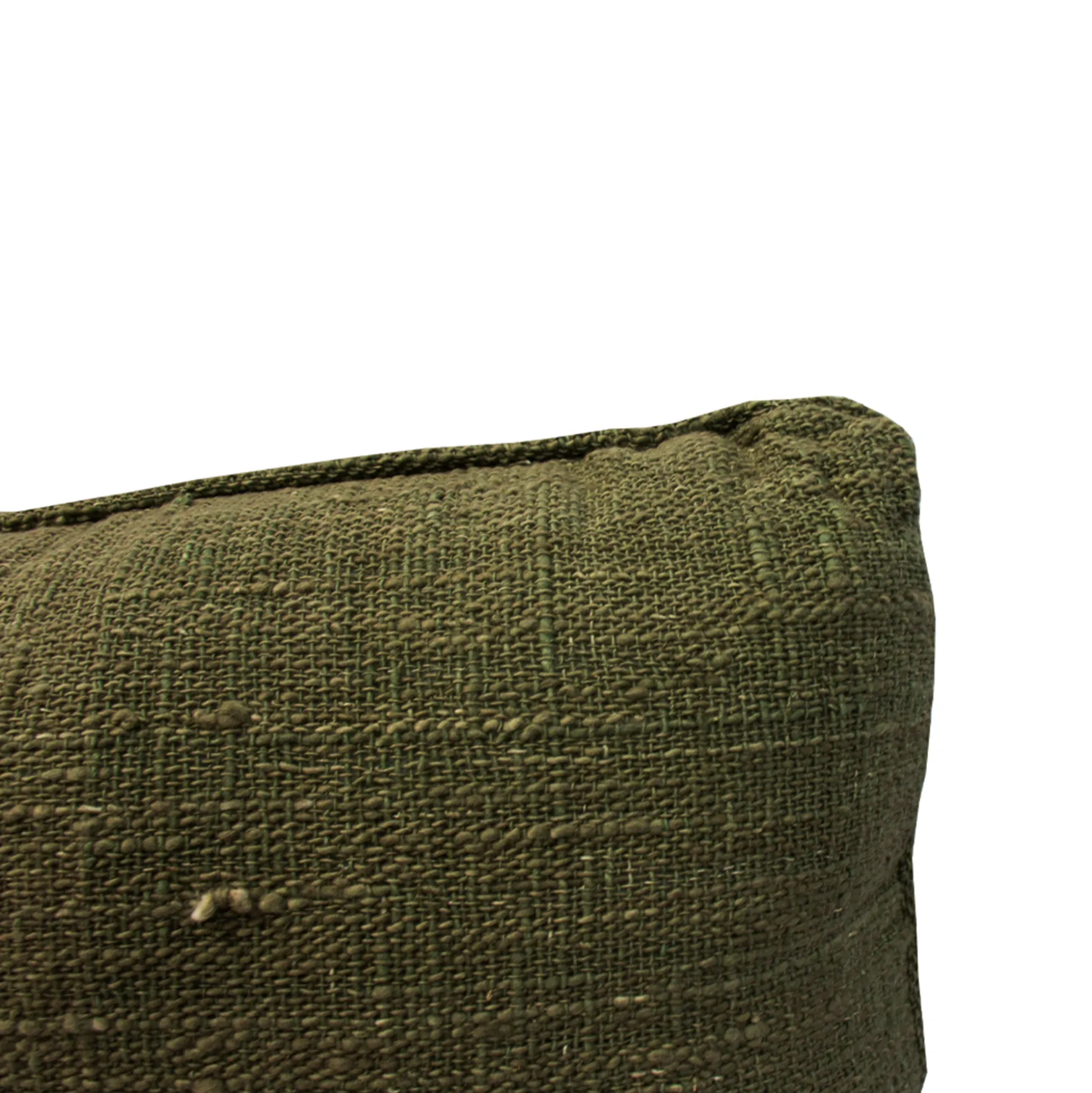 Cojín Martini 66X36 Verde Con Cordón En Los Lados
