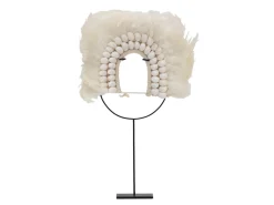 Escultura Collar Africano Plumas
