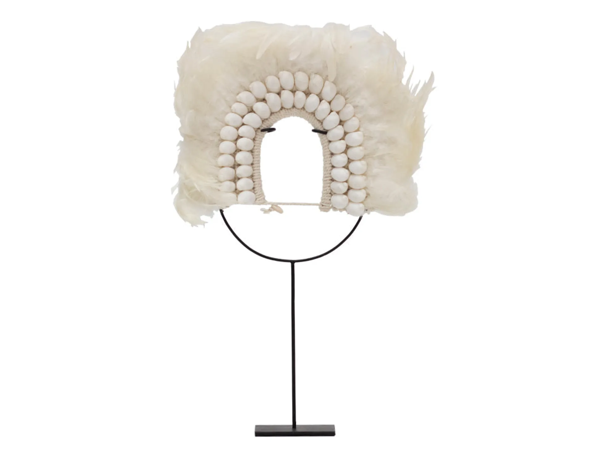 Escultura Collar Africano Plumas
