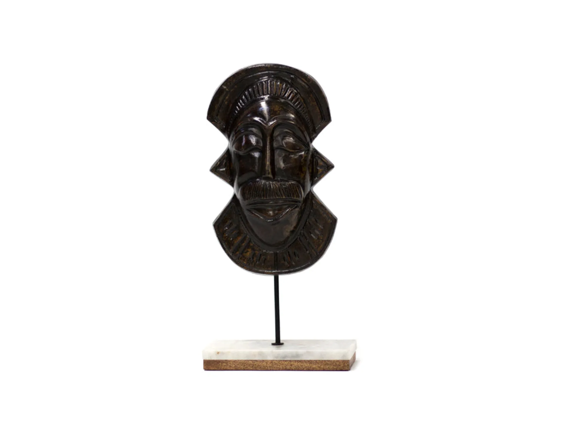 Escultura Mono Indu Negro