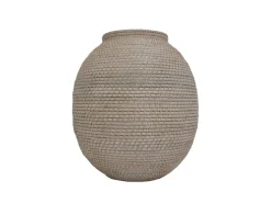 Florero Rattan Blanco II