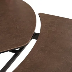 Mesa Ovalada Con Extension Bronx