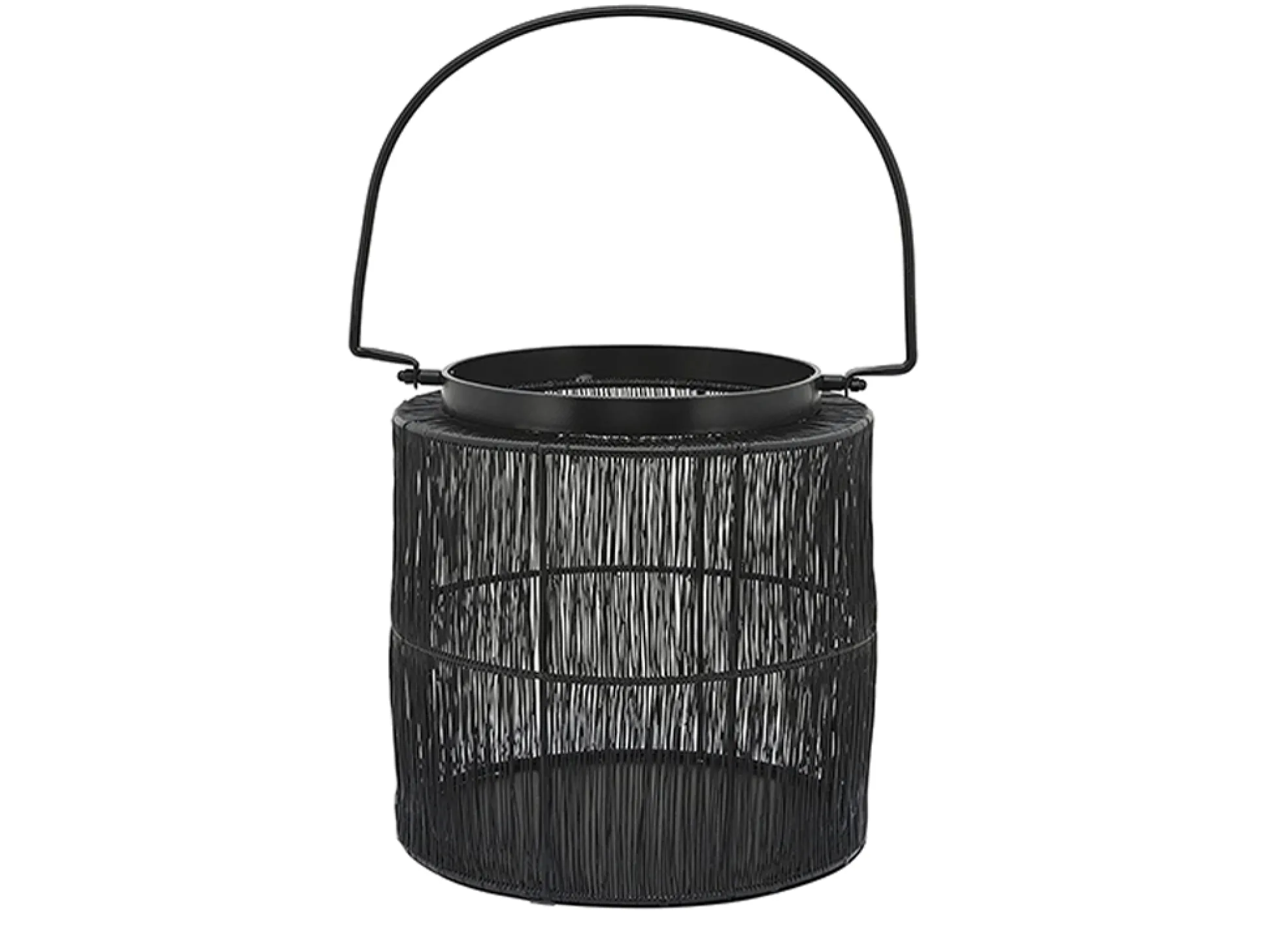 Porta Velas De Alambrón Yanet Negro