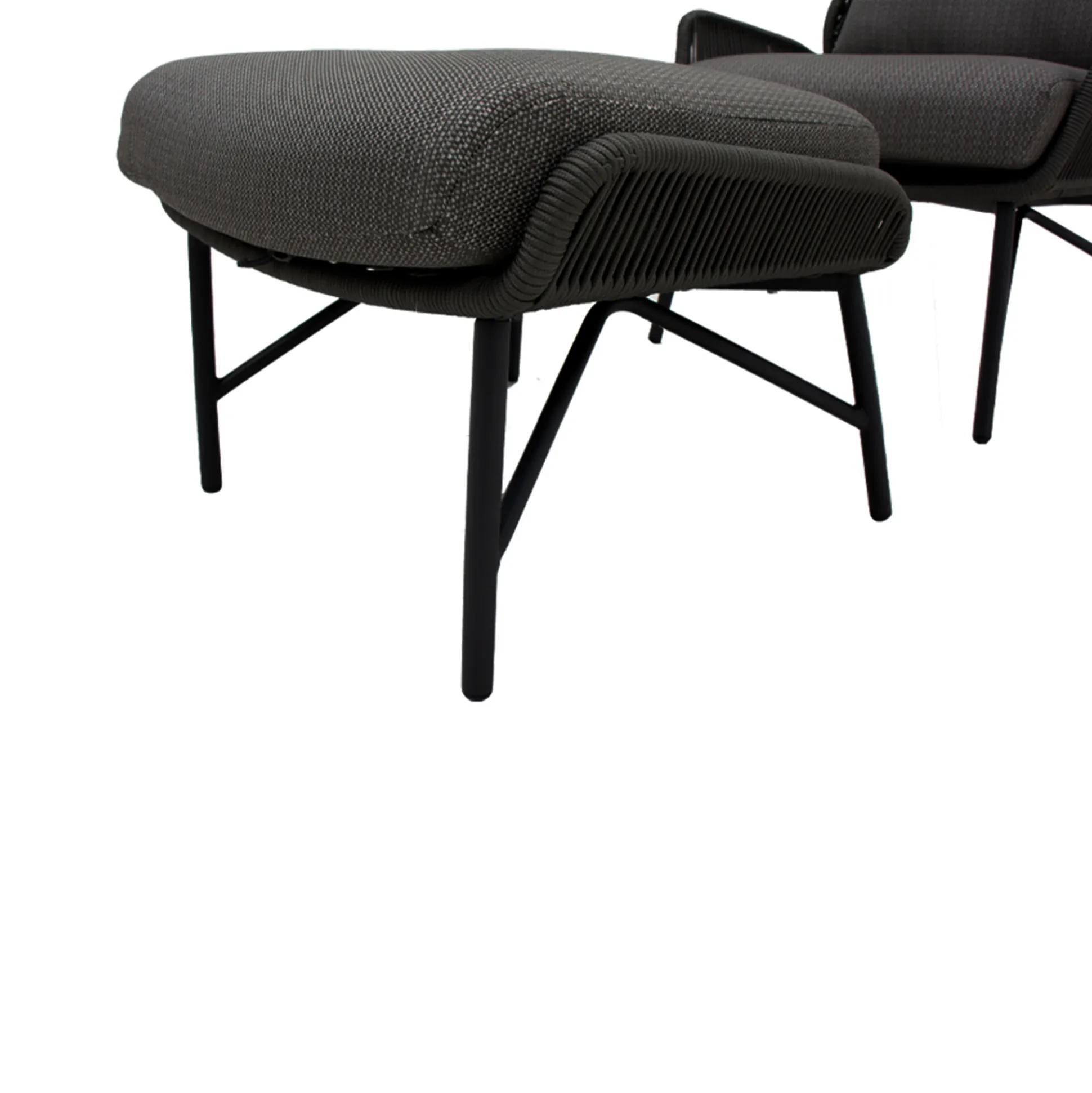 Sillón Con Taburete Carthago Platinum
