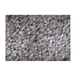 Tapete Cow Hide Rug Pixel Lt Grey