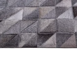 Tapete Cow Hide Rug Pixel Lt Grey